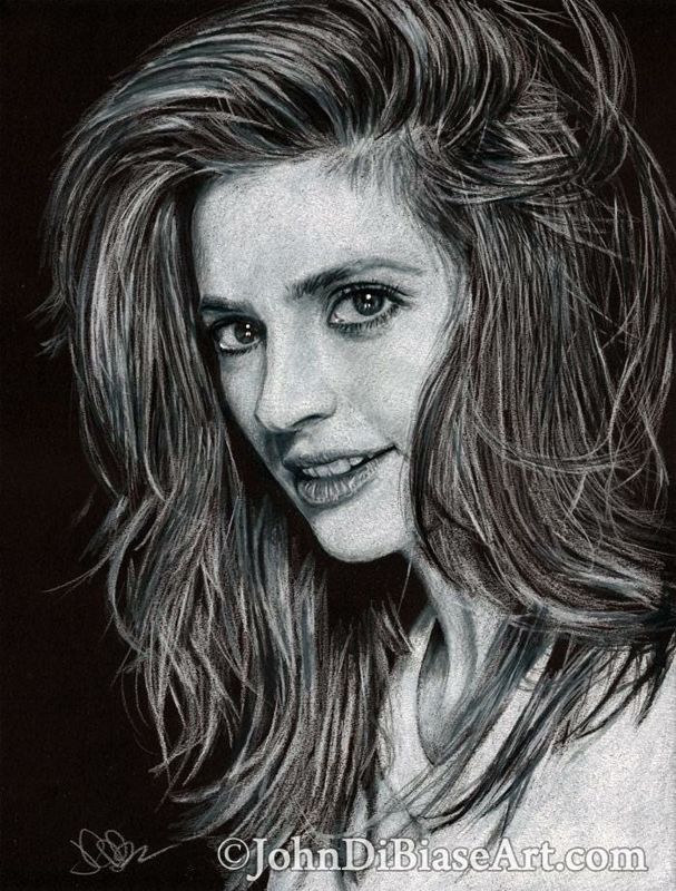 Stana Katic (TV's Castle and Absentia) Drawing Print