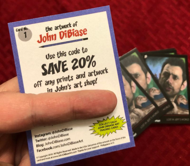 John DiBiase Trading Card #1 - Jeff Goldblum