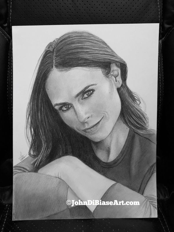 Jordana Brewster Original Sketch (NOT a print)