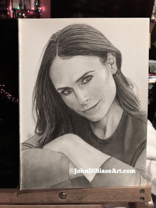Jordana Brewster Original Sketch (NOT a print)