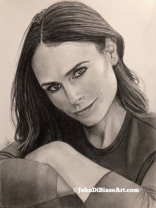 Jordana Brewster Original Sketch (NOT a print)