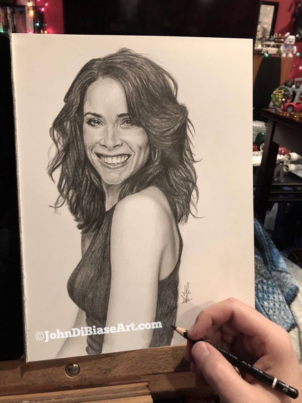 Abigail Spencer Original Sketch (NOT a print)