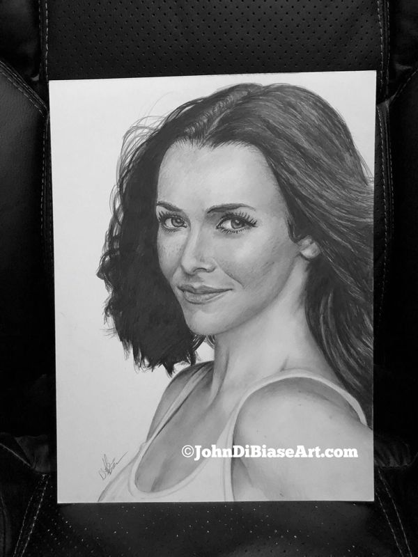 Annie Wersching Original Drawing (NOT a print)