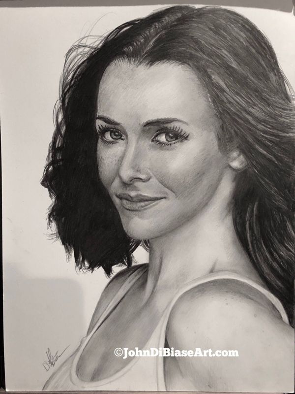 Annie Wersching Original Drawing (NOT a print)