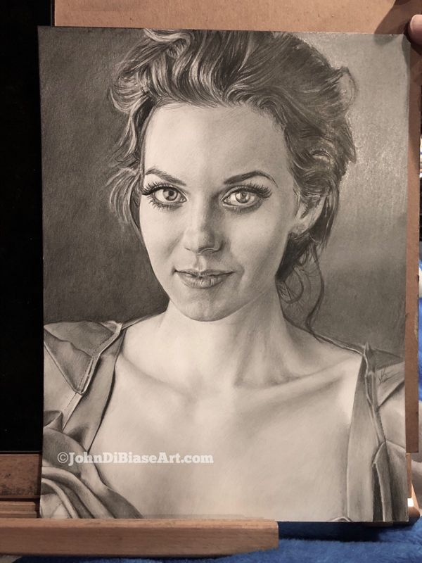 Hilarie Burton Original Sketch (NOT a print)