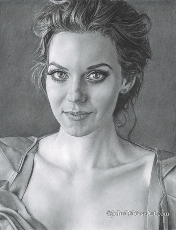 Hilarie Burton Original Sketch (NOT a print)