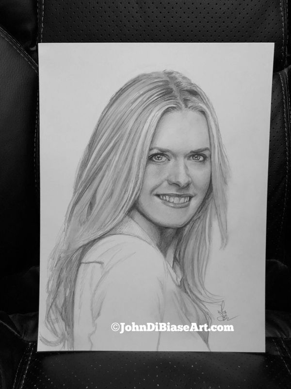 Maggie Lawson Original Sketch (NOT a print)