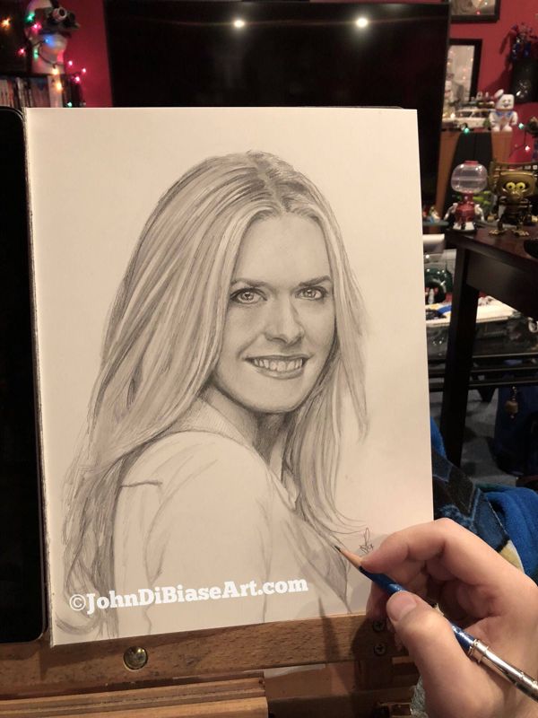 Maggie Lawson Original Sketch (NOT a print)