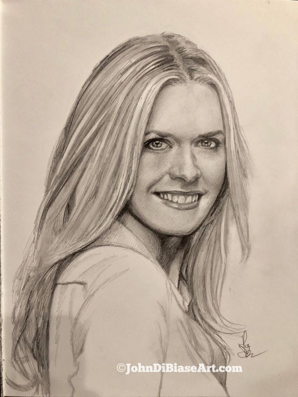 Maggie Lawson Original Sketch (NOT a print)