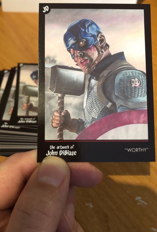 John DiBiase Trading Card #7 - Captain America