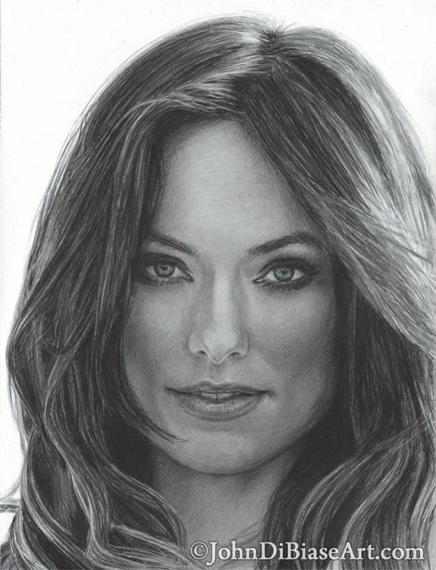 Olivia Wilde (TRON Legacy) Drawing Print