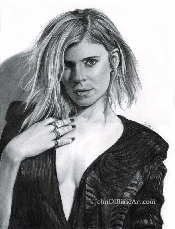 Kate Mara Original Pencil Drawing (NOT a print)