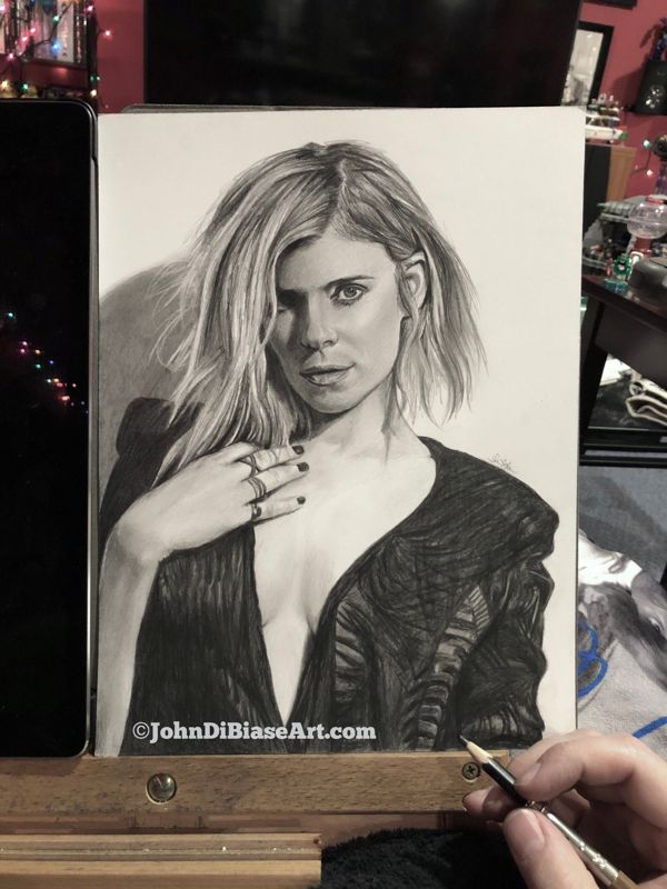 Kate Mara Original Pencil Drawing (NOT a print)