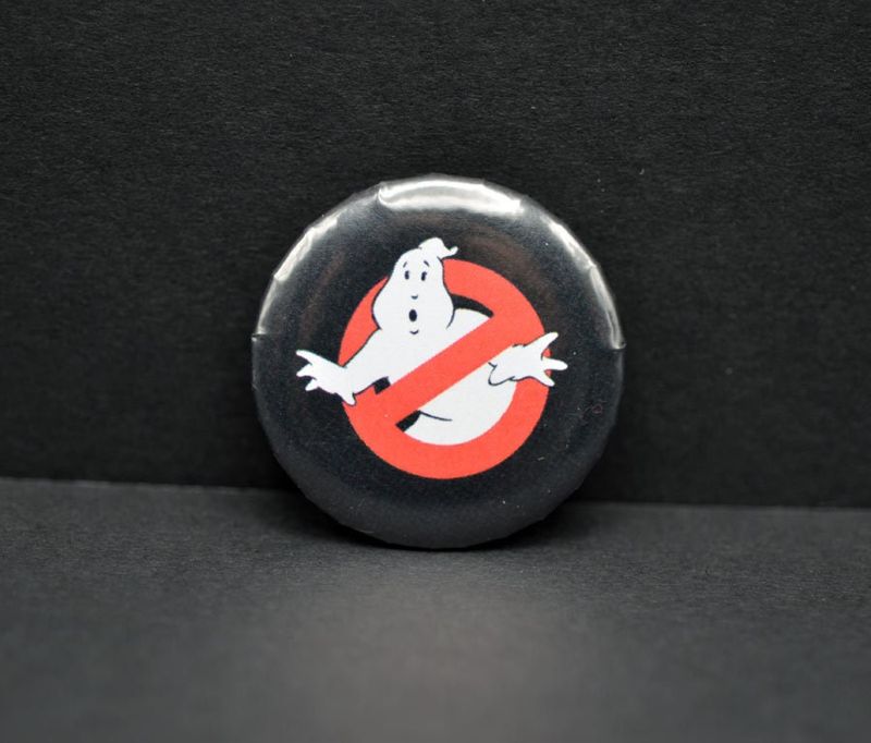 1.5" Ghostbusters Buttons, 8 Different Designs - Choose One