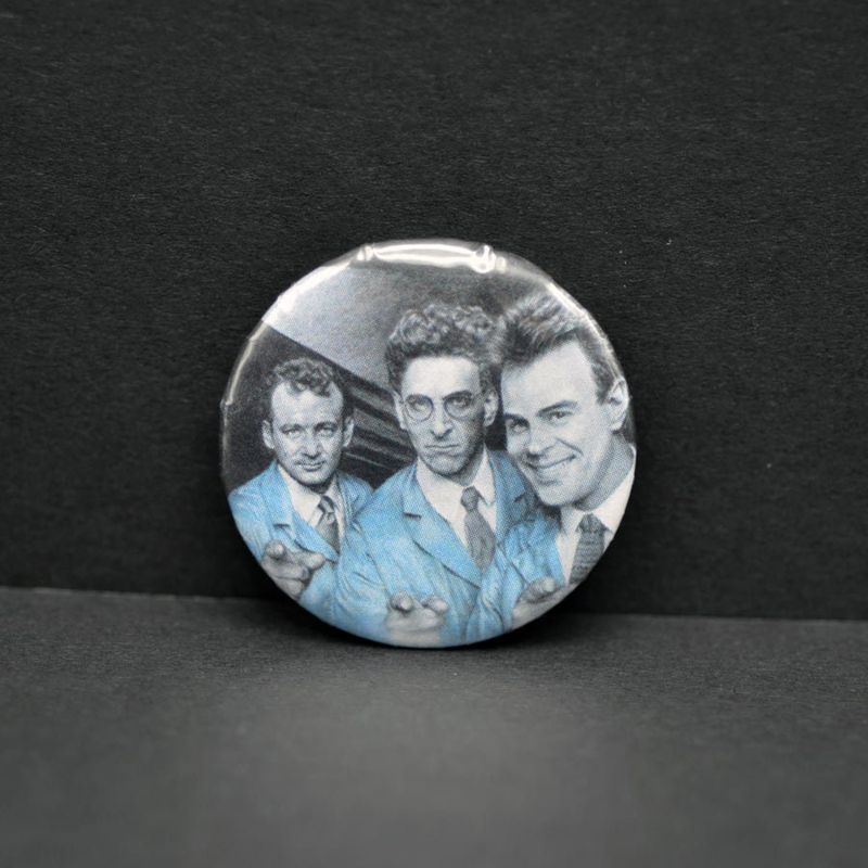 1.5" Ghostbusters Buttons, 8 Different Designs - Choose One