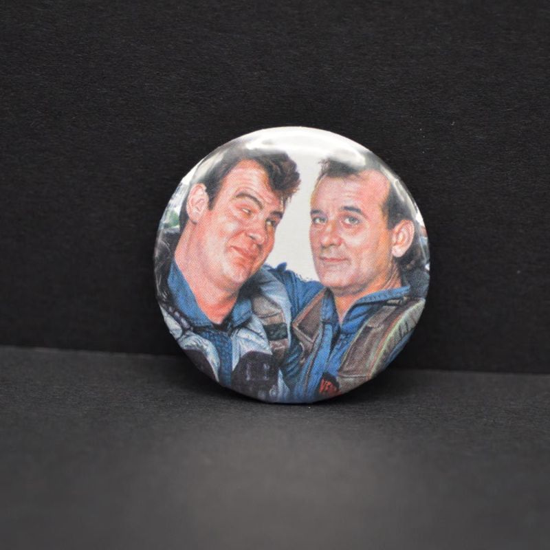 1.5" Ghostbusters Buttons, 8 Different Designs - Choose One