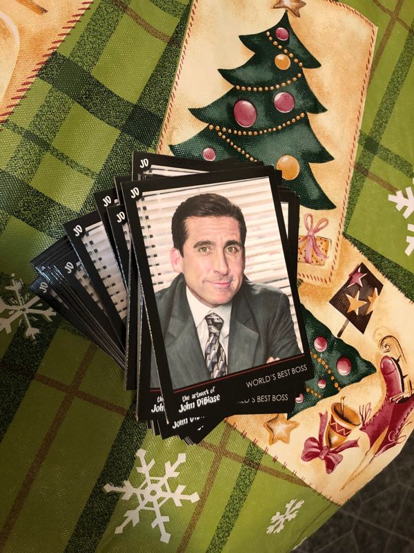 John DiBiase Trading Card #2 - Michael Scott (Steve Carell) of The Office