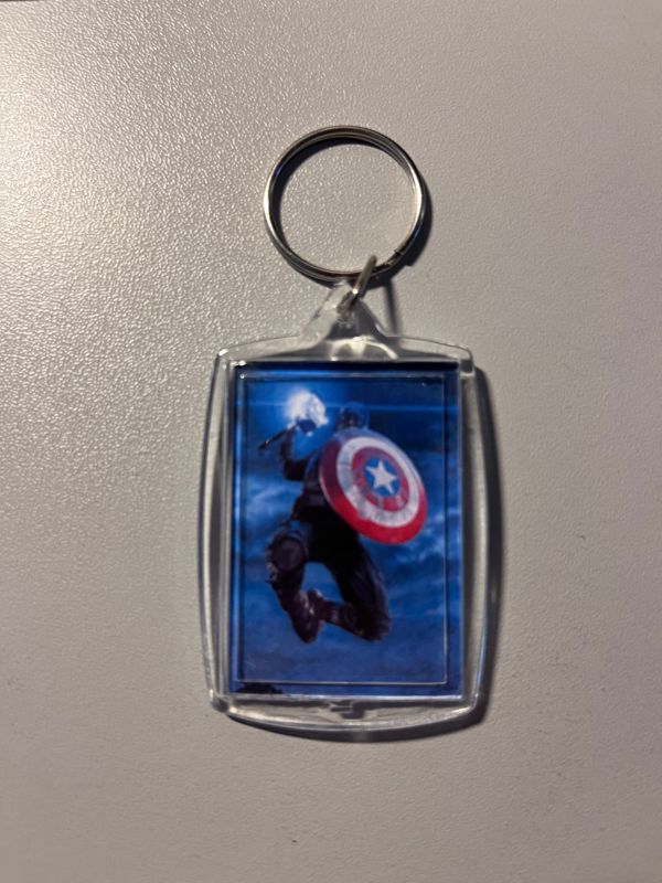 1.57 × 2.17 inch Custom Keychain Featuring My Artwork - YOU CHOOSE!