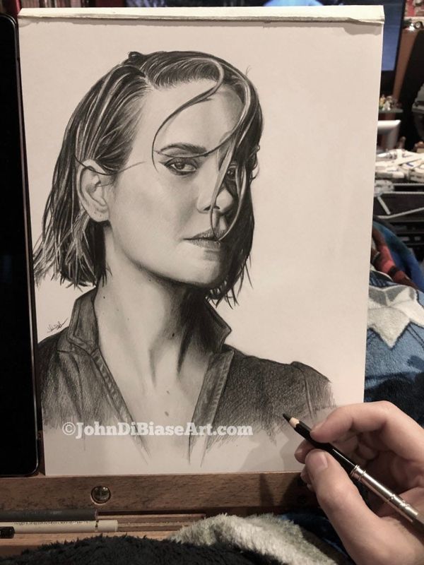 Original Drawing of Sarah Paulson (NOT a print)