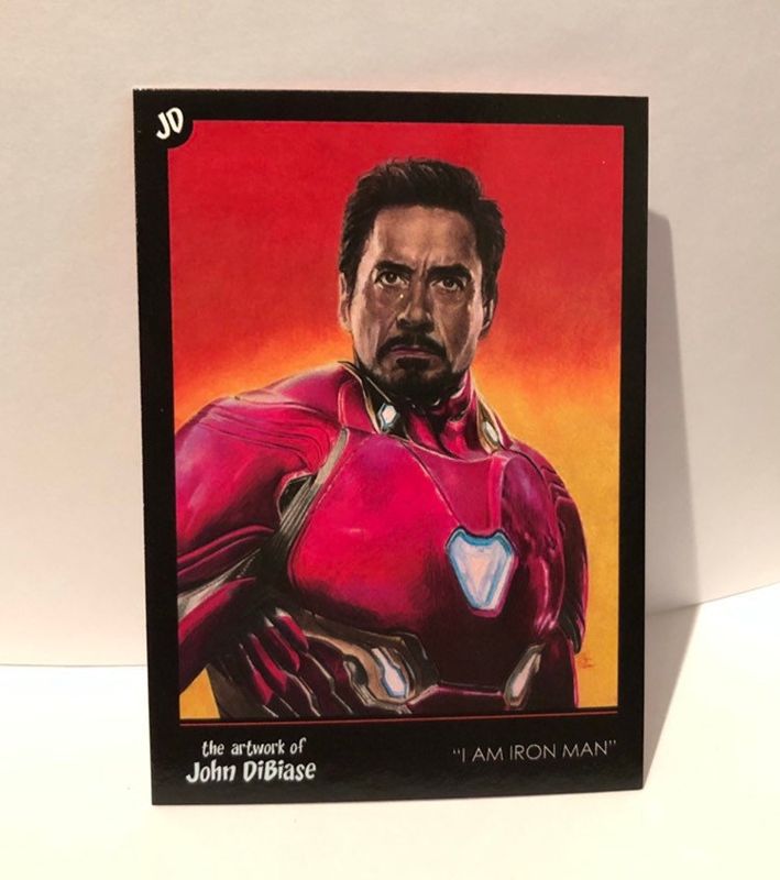 John DiBiase Trading Card #3 - Iron Man / Tony Stark (Robert Downey Jr.)
