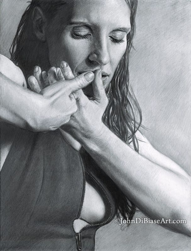 Original Drawing of Jessica Chastain (NOT a print)