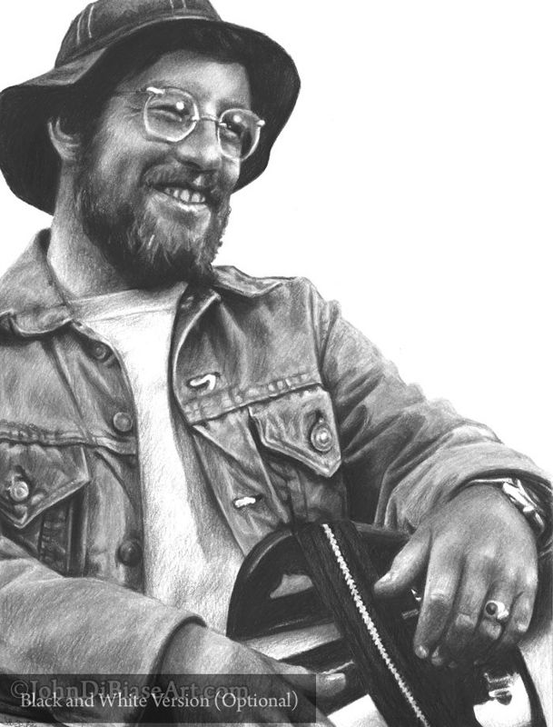 Jaws' Matt Hooper (Richard Dreyfuss) Colored Pencil Drawing Print 8.5 x 11