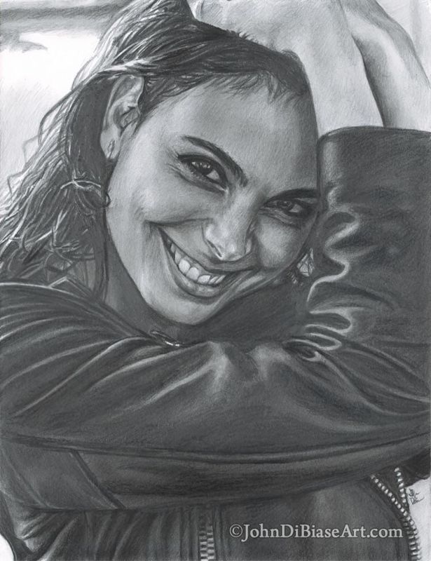 Original Drawing of Morena Baccarin (NOT a print)