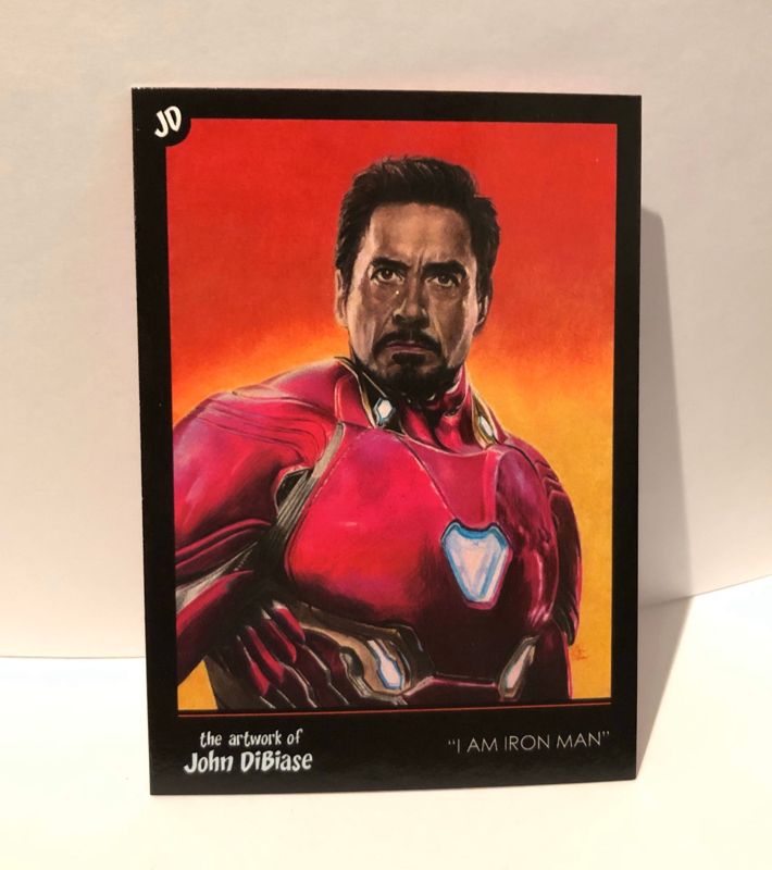 John DiBiase Trading Cards #1 to #11 (Jurassic Park, Office, Iron Man, Ghostbusters, Back to the Future, Star Wars, Captain America & More)