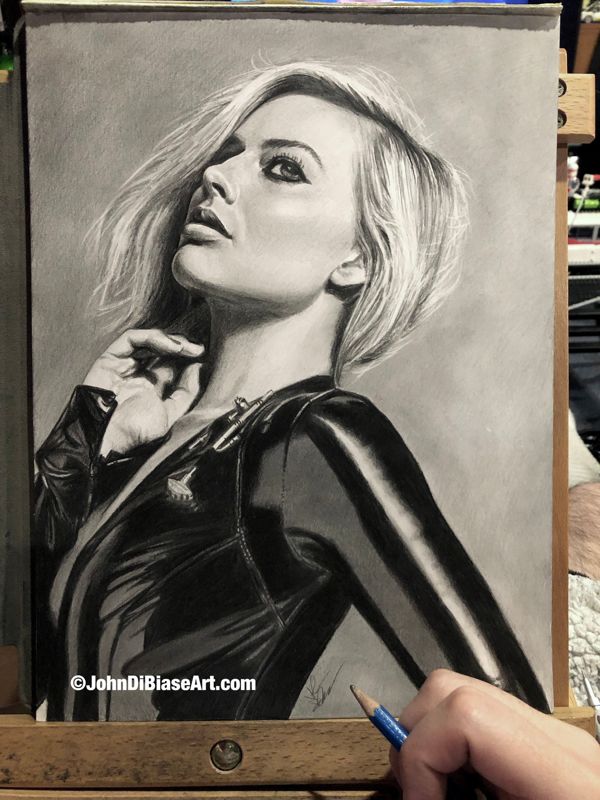Original Drawing of Margot Robbie (NOT a print)