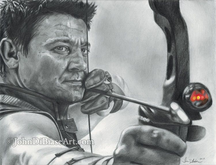 Avengers Agent Pack: 2 Drawing Prints - Hawkeye and Black Widow 11 x 8.5 each