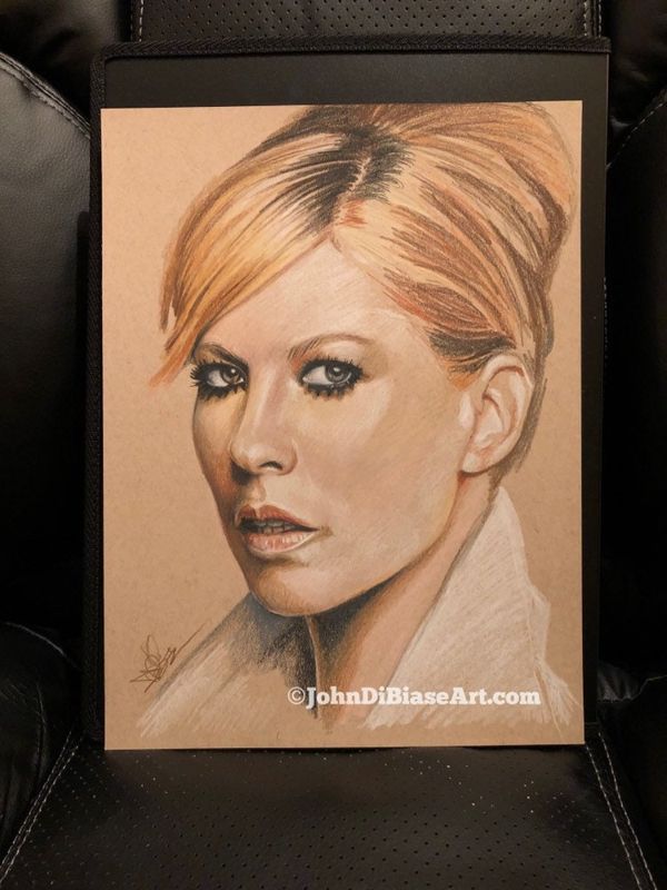 Original Sketch of Jenna Elfman (NOT a print)