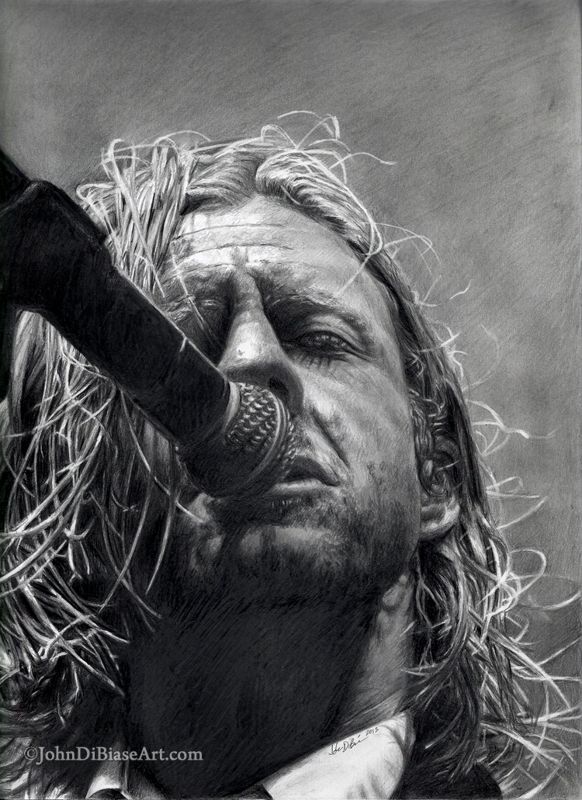 Drawing Print of Jon Foreman of Switchfoot / Fiction Family