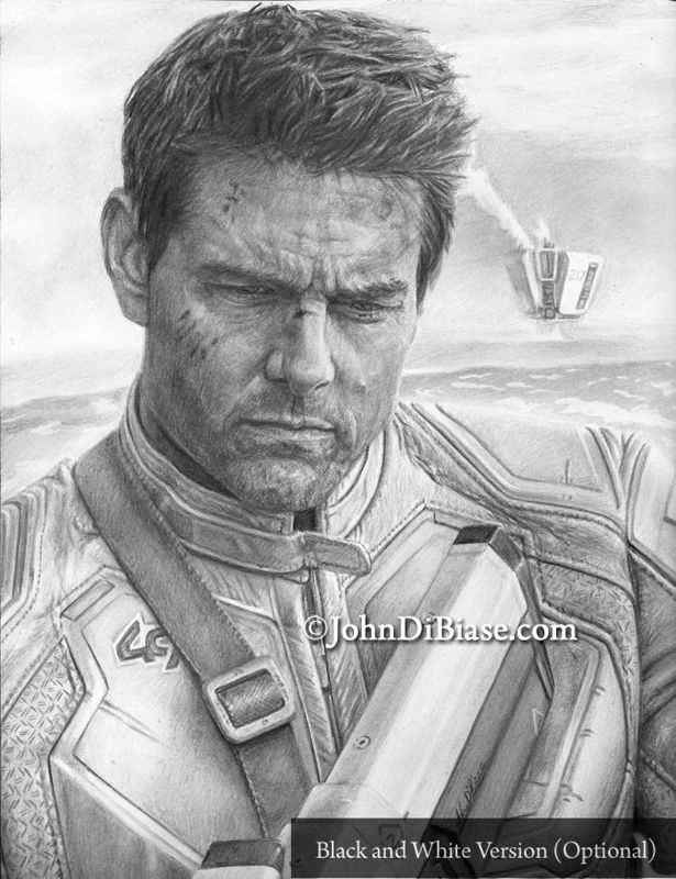 Tom Cruise as Jack Harper in Oblivion Drawing Print