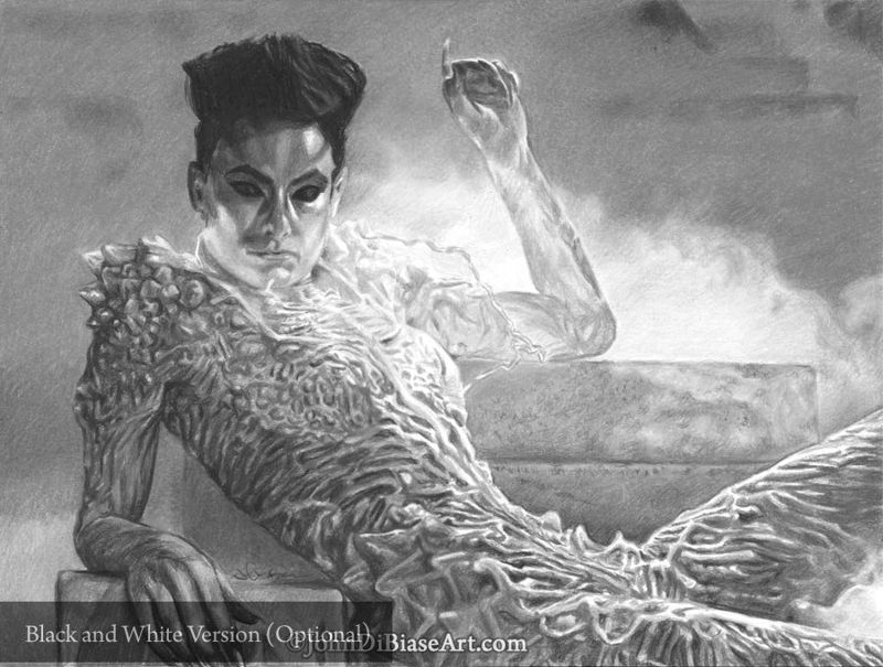 Olivia Wilde as Gozer in Ghostbusters Afterlife Drawing Print 8.5 x 11