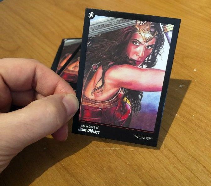 John DiBiase Trading Card #8 - Wonder Woman