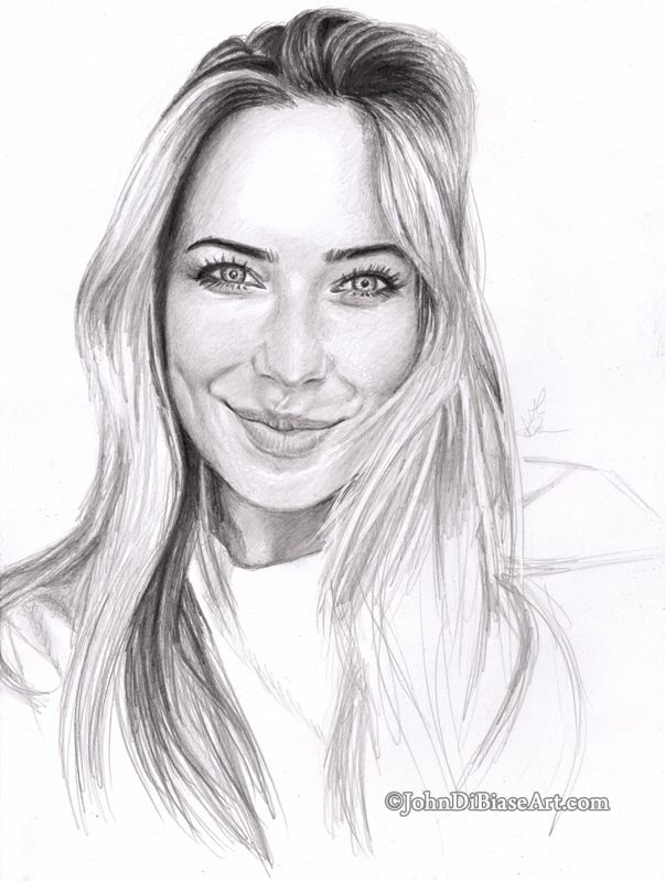 Eva Mikulski Original Sketch / Drawing (NOT a print)