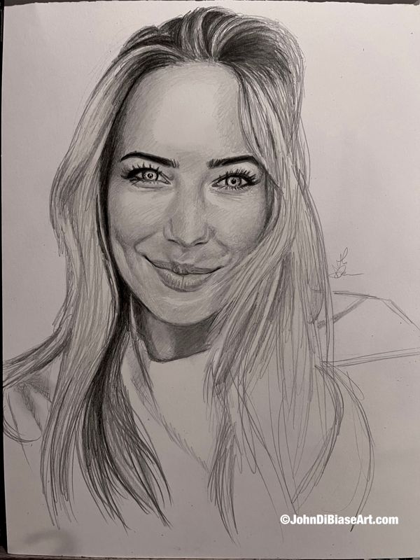 Eva Mikulski Original Sketch / Drawing (NOT a print)