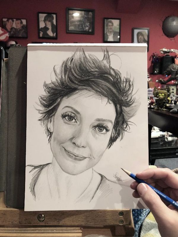 Leigh Nash Original Sketch / Drawing (NOT a print) 9"x12"