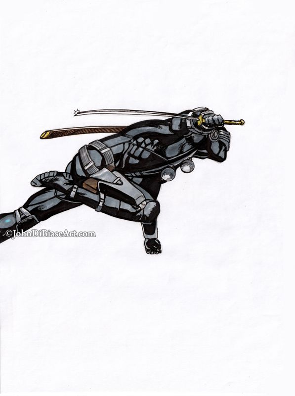 Snake Eyes Full Color Drawing Print