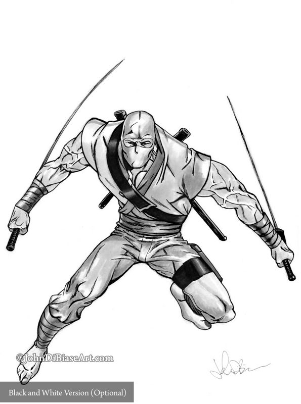 Storm Shadow Full Color Drawing Print (8.5" x 11")