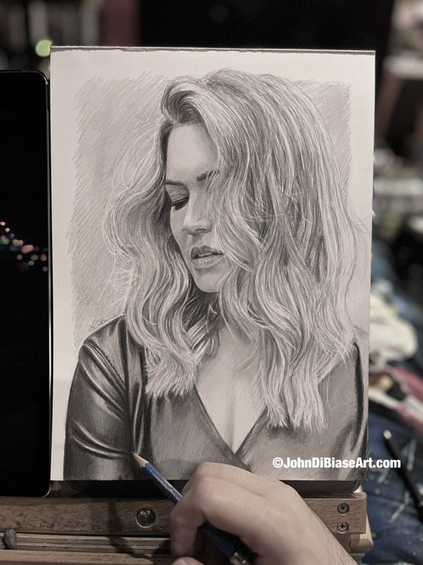Mandy Moore Original Drawing (NOT a print)