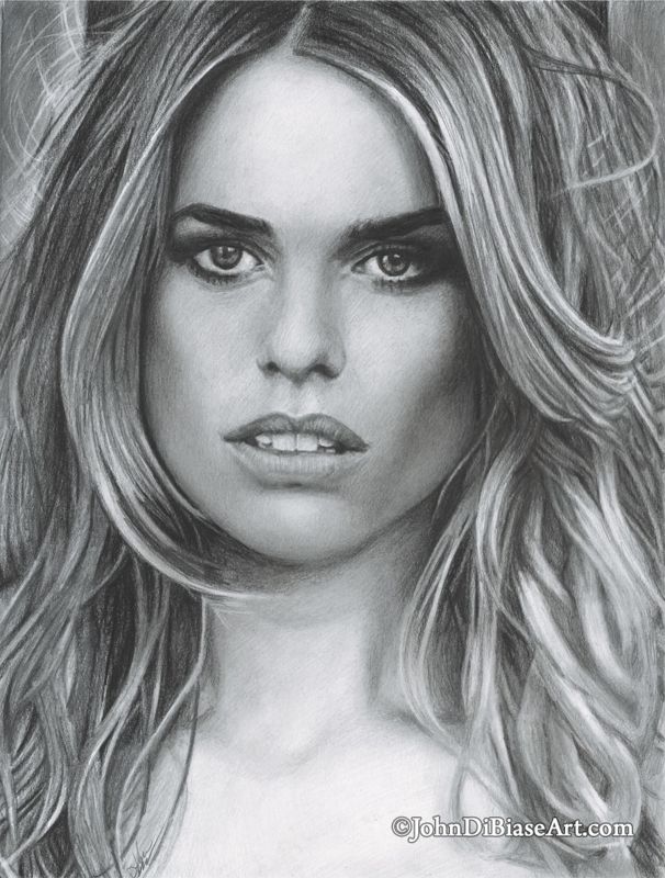 Alice Eve Drawing Print (8.5" x 11")