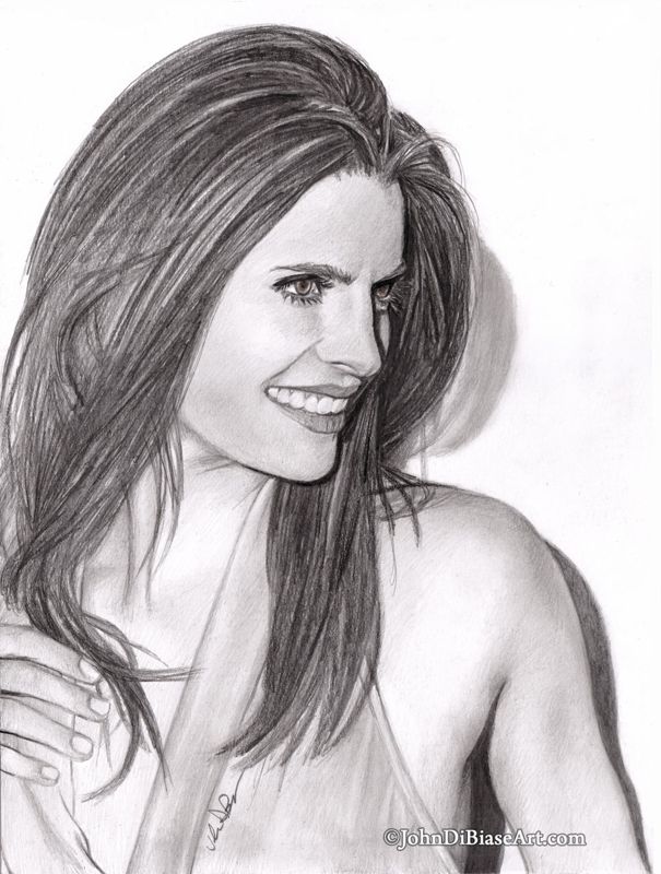 Stana Katic Sketch Drawing Print 8.5 x 11