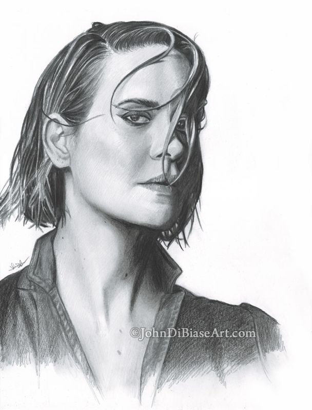 Sarah Paulson Drawing Print 8.5 x 11