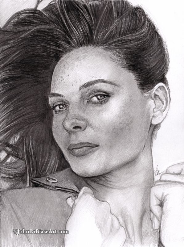 Rebecca Ferguson Drawing Print 8.5 x 11