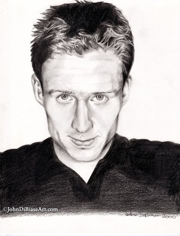 Jon Foreman from Switchfoot 2000 Drawing Print 8.5 x 11