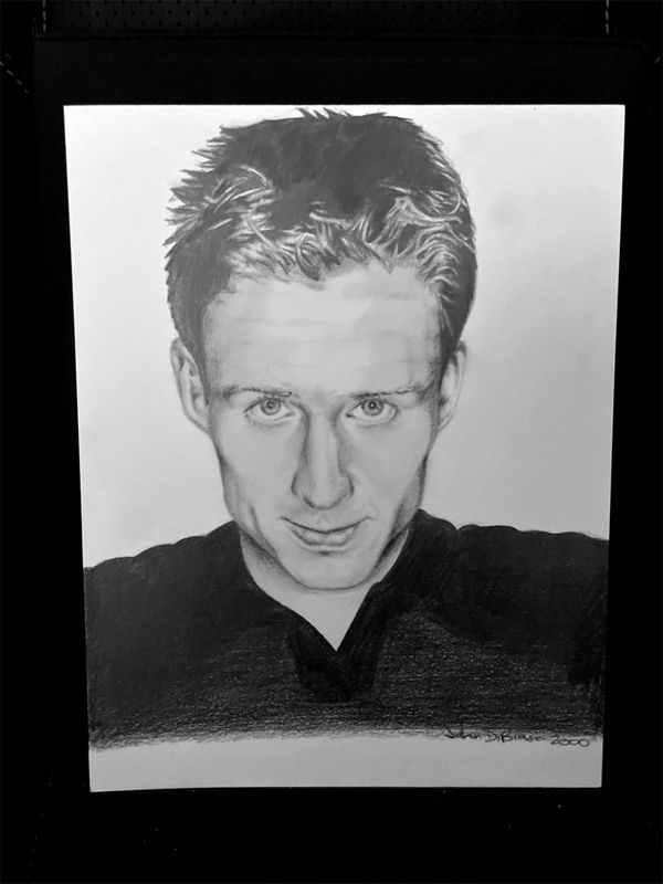 Jon Foreman from Switchfoot 2000 Drawing (NOT A PRINT) 8.5 x 11 inches