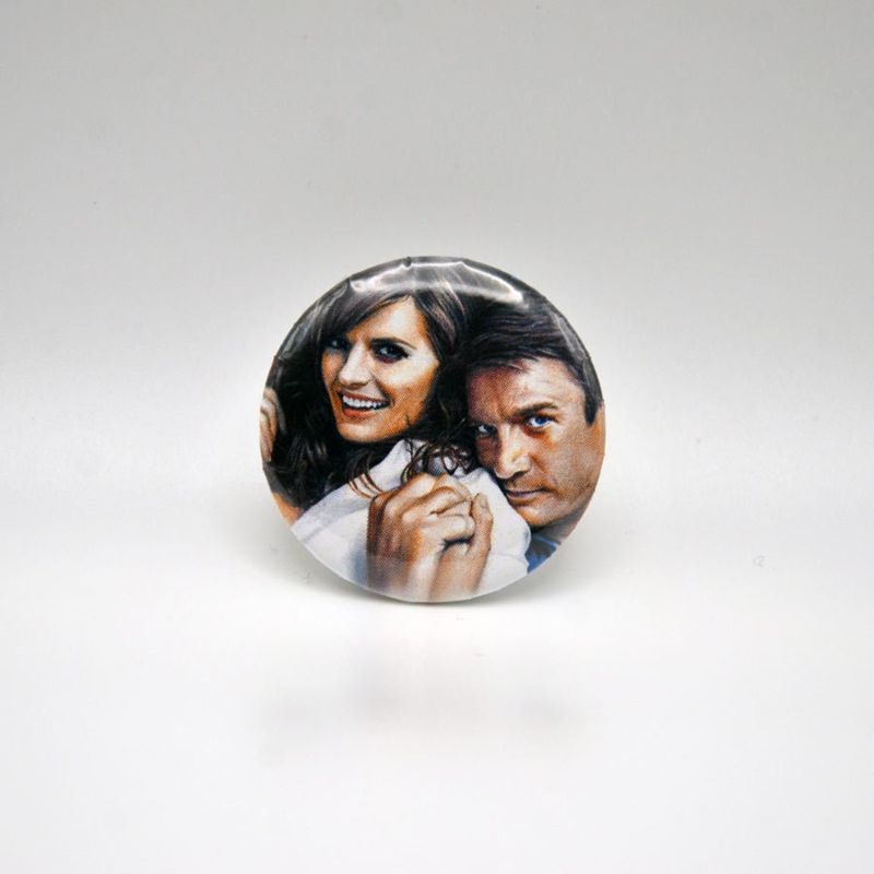 1.5" Romantic Buttons, 7 Different Designs - Choose One