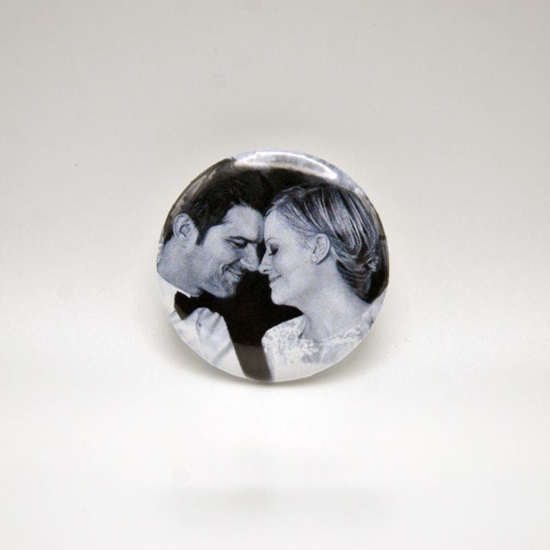 1.5" Romantic Buttons, 7 Different Designs - Choose One