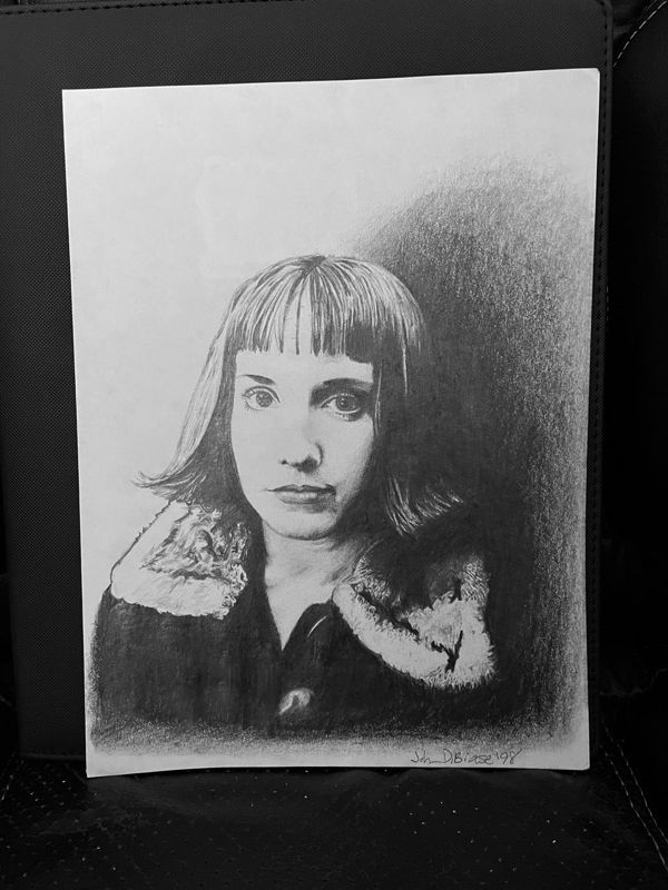 Leigh Nash Original Sketch / Drawing (NOT a print) 7.8" x 10.6"